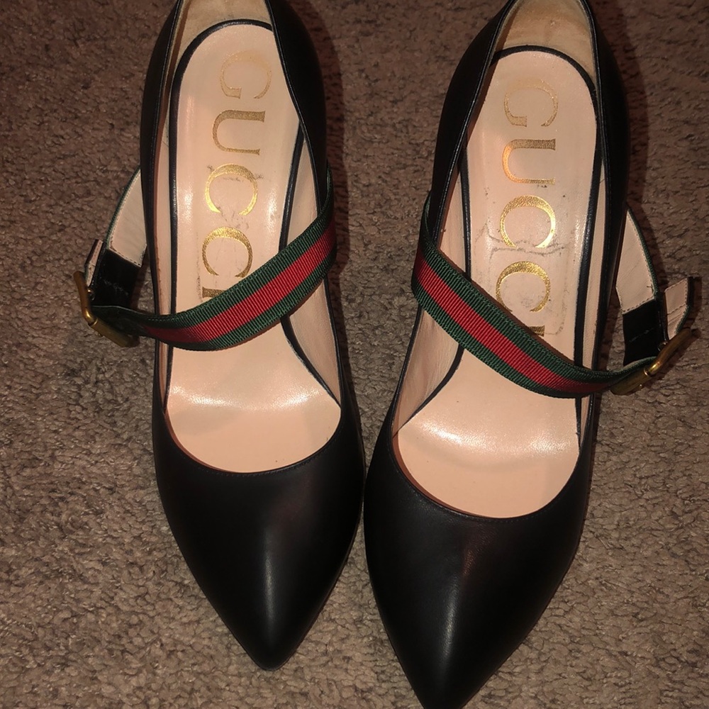 Gucci sylvie black pumps
